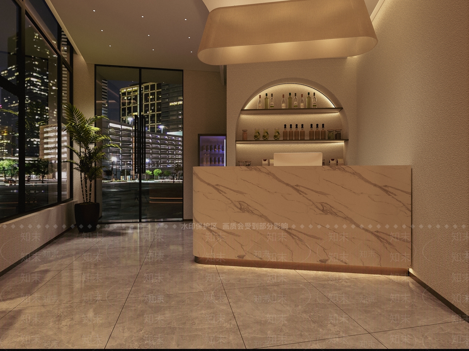 现代烧烤店3D模型下载【ID:1133085998】
