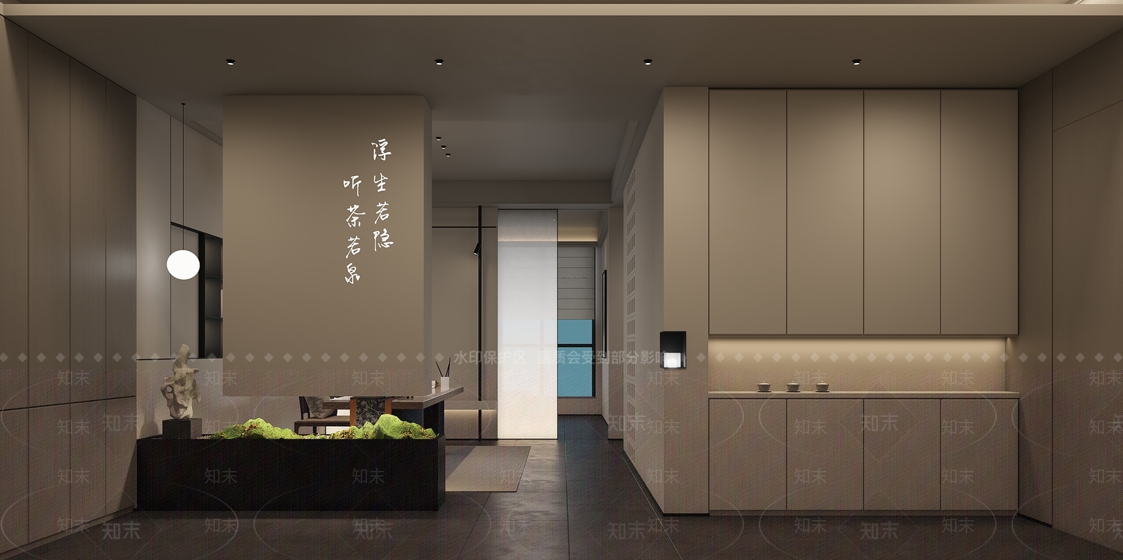 新中式茶馆3D模型下载【ID:1133090216】