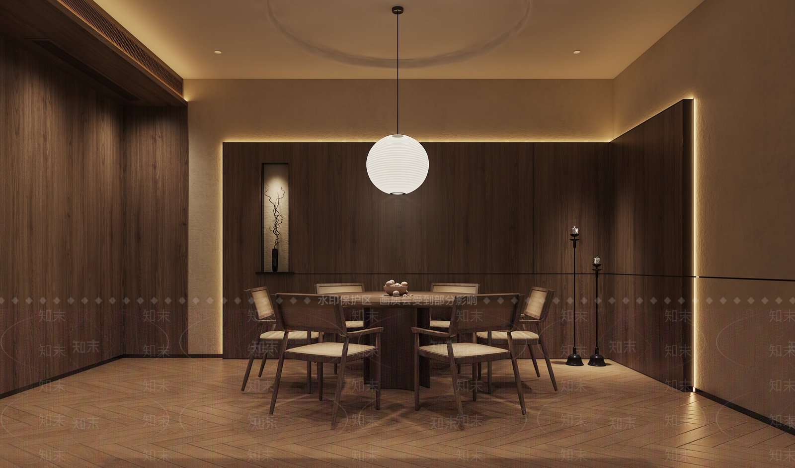 侘寂茶会所3D模型下载【ID:1133092586】