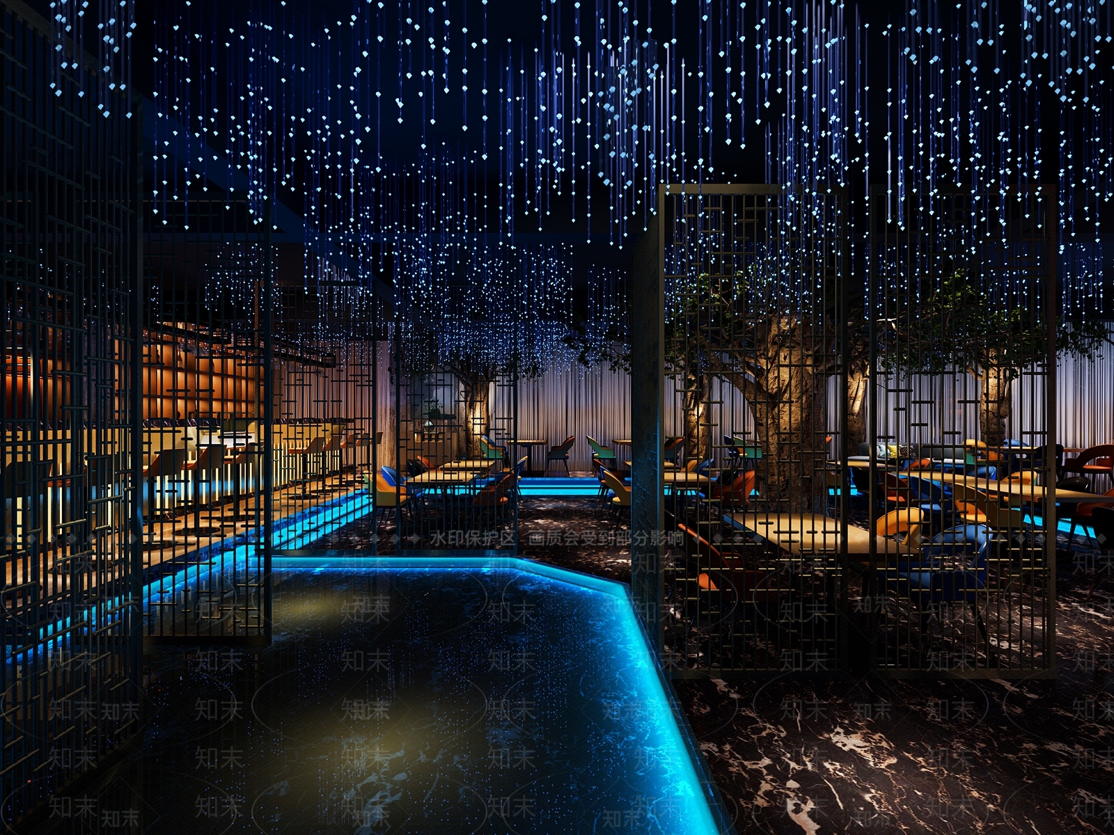 现代酒吧3D模型下载【ID:1133122265】