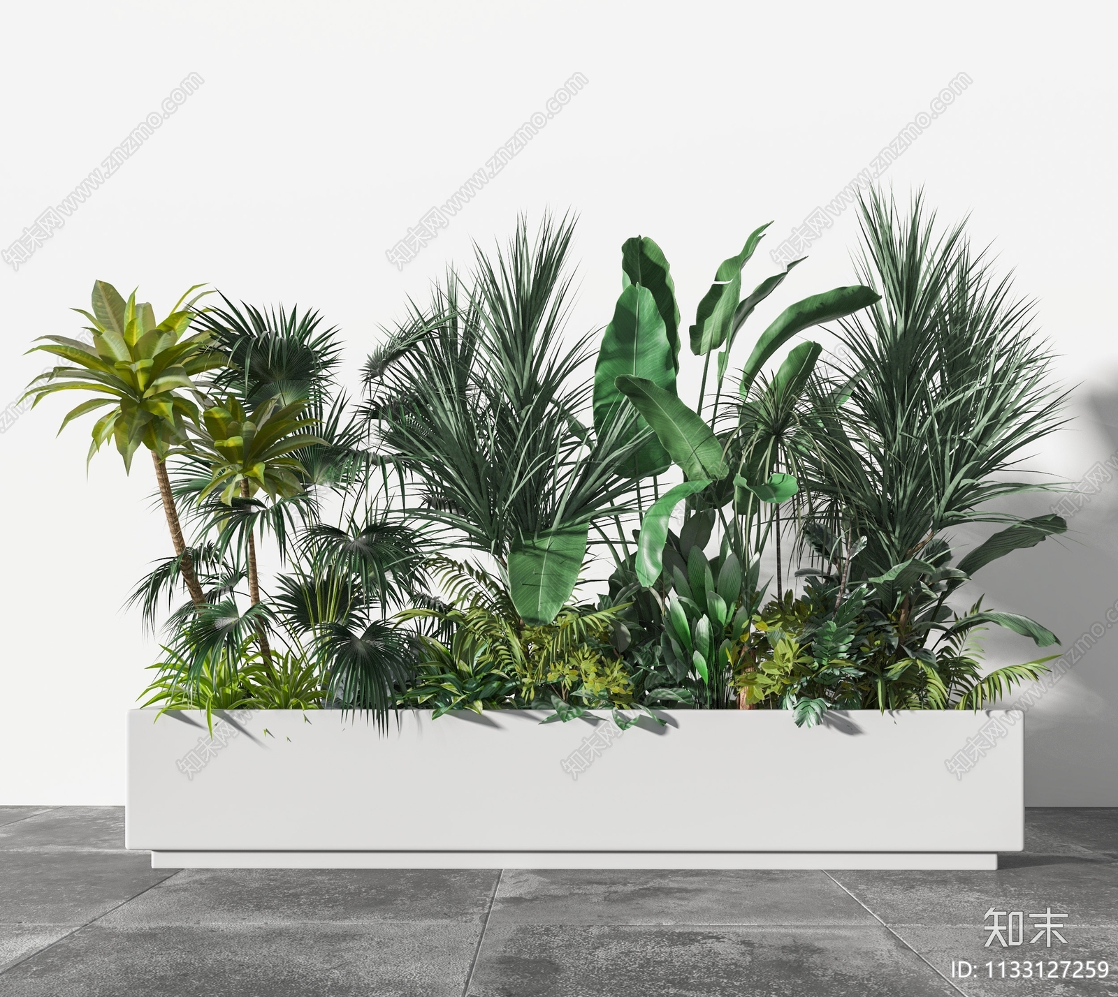 植物堆3D模型下载【ID:1133127259】