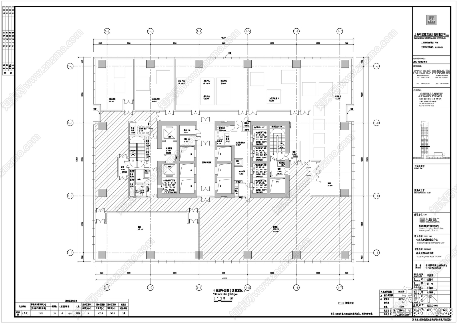 宝鸡东岭国际城综合体效果图cad施工图下载【ID:1133133028】