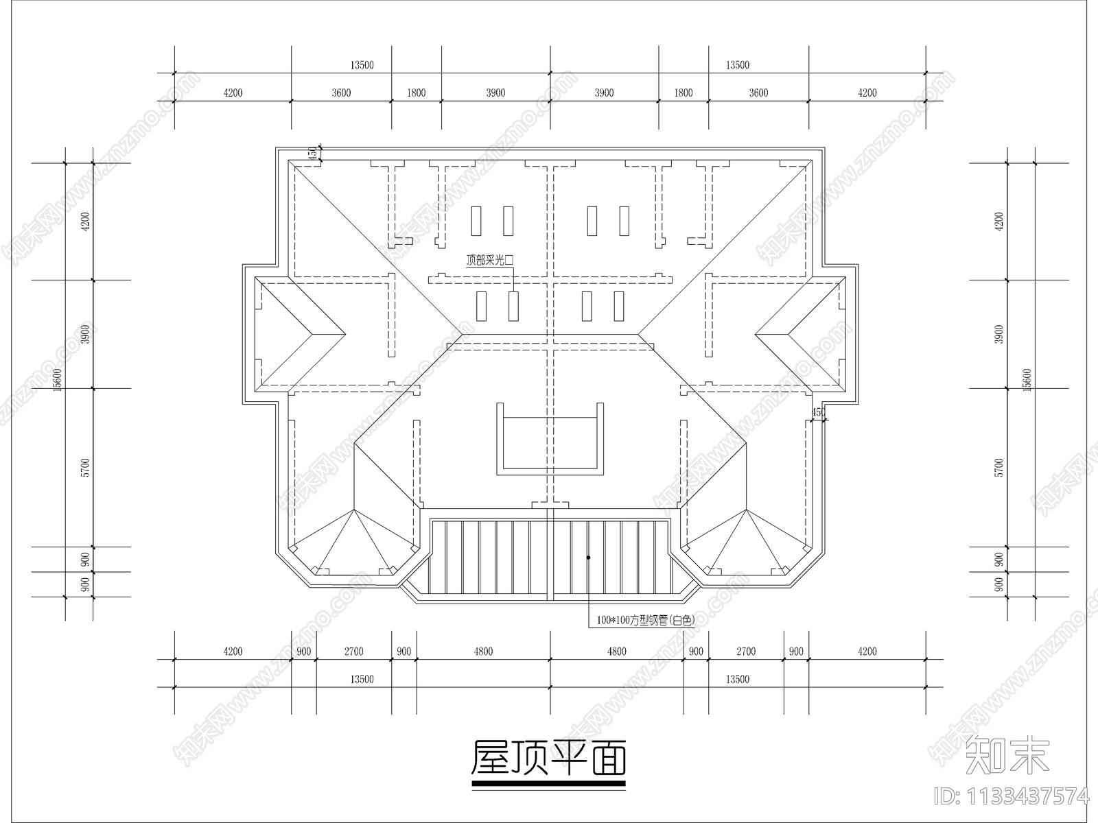 二层别墅设计cad施工图下载【ID:1133437574】