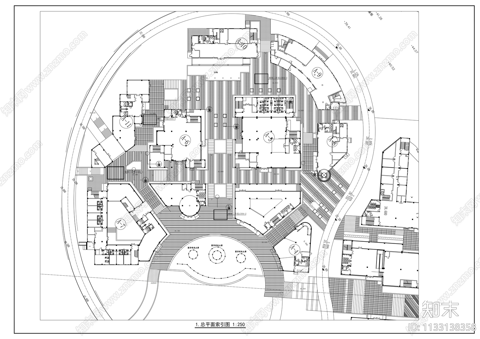 南京某公园景观工程cad施工图下载【ID:1133138358】