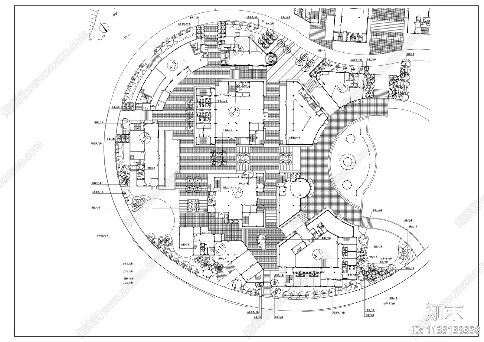 南京某公园景观工程cad施工图下载【ID:1133138358】