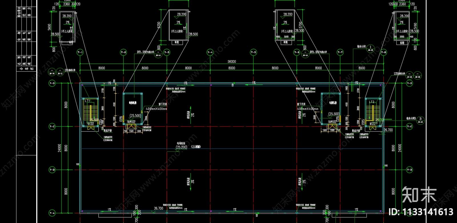 厂房建筑cad施工图下载【ID:1133141613】