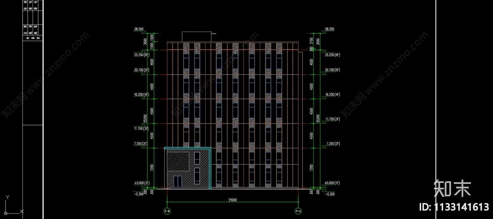 厂房建筑cad施工图下载【ID:1133141613】