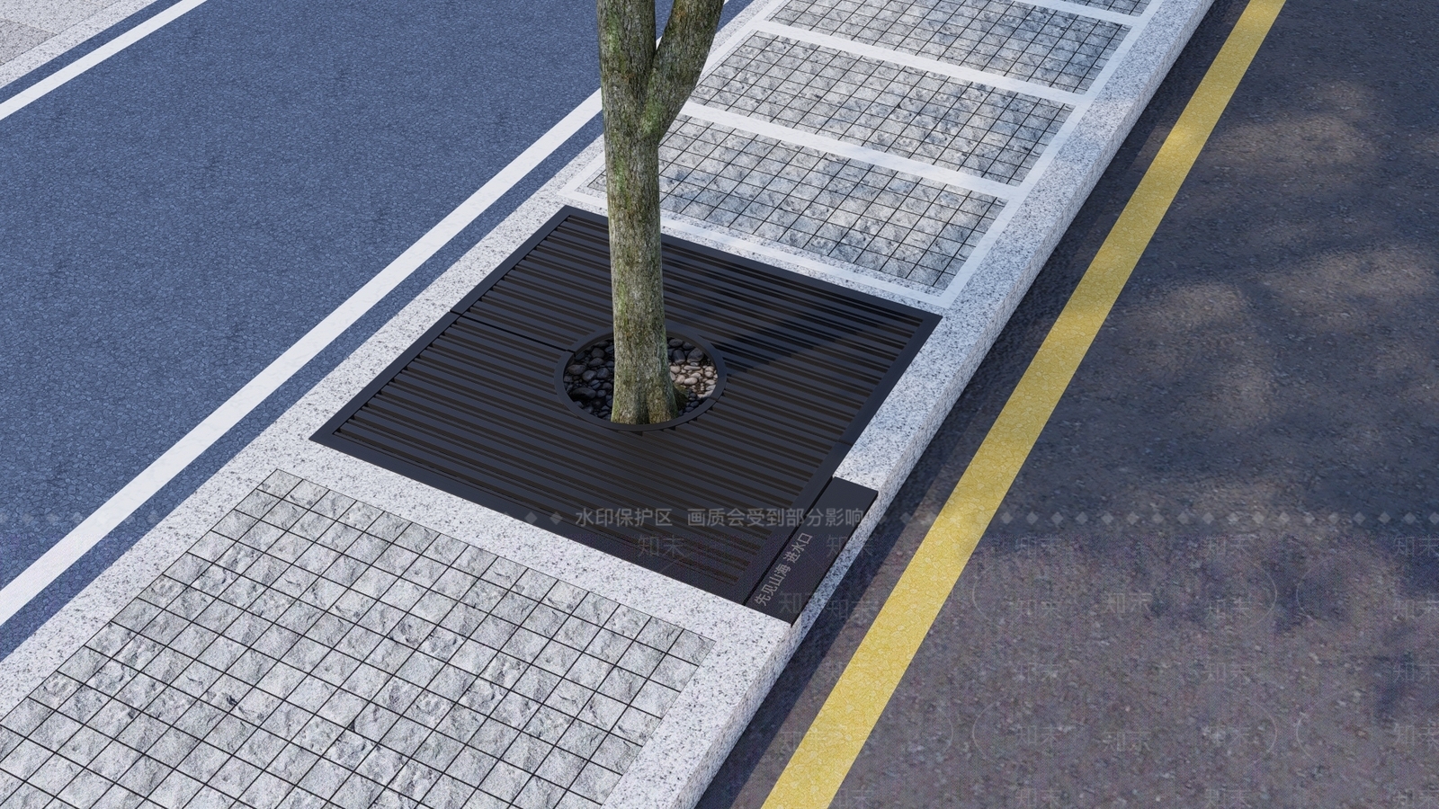 现代树篦子SU模型下载【ID:1133147477】