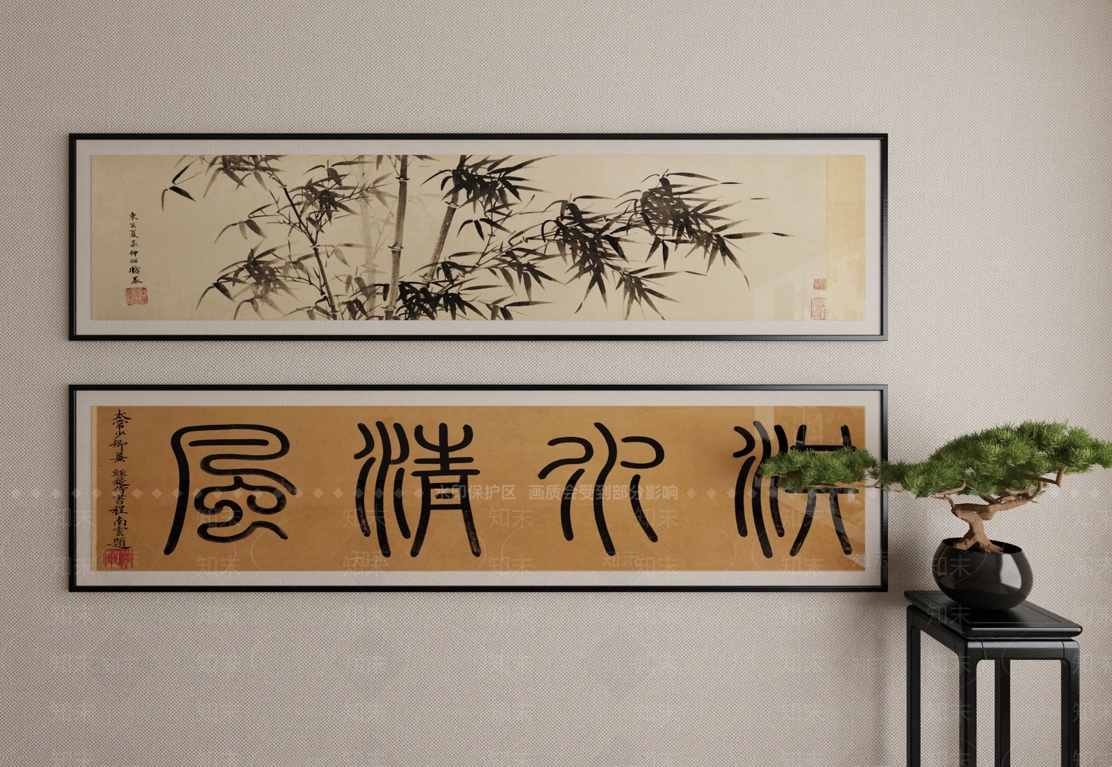 新中式国画3D模型下载【ID:1133153713】