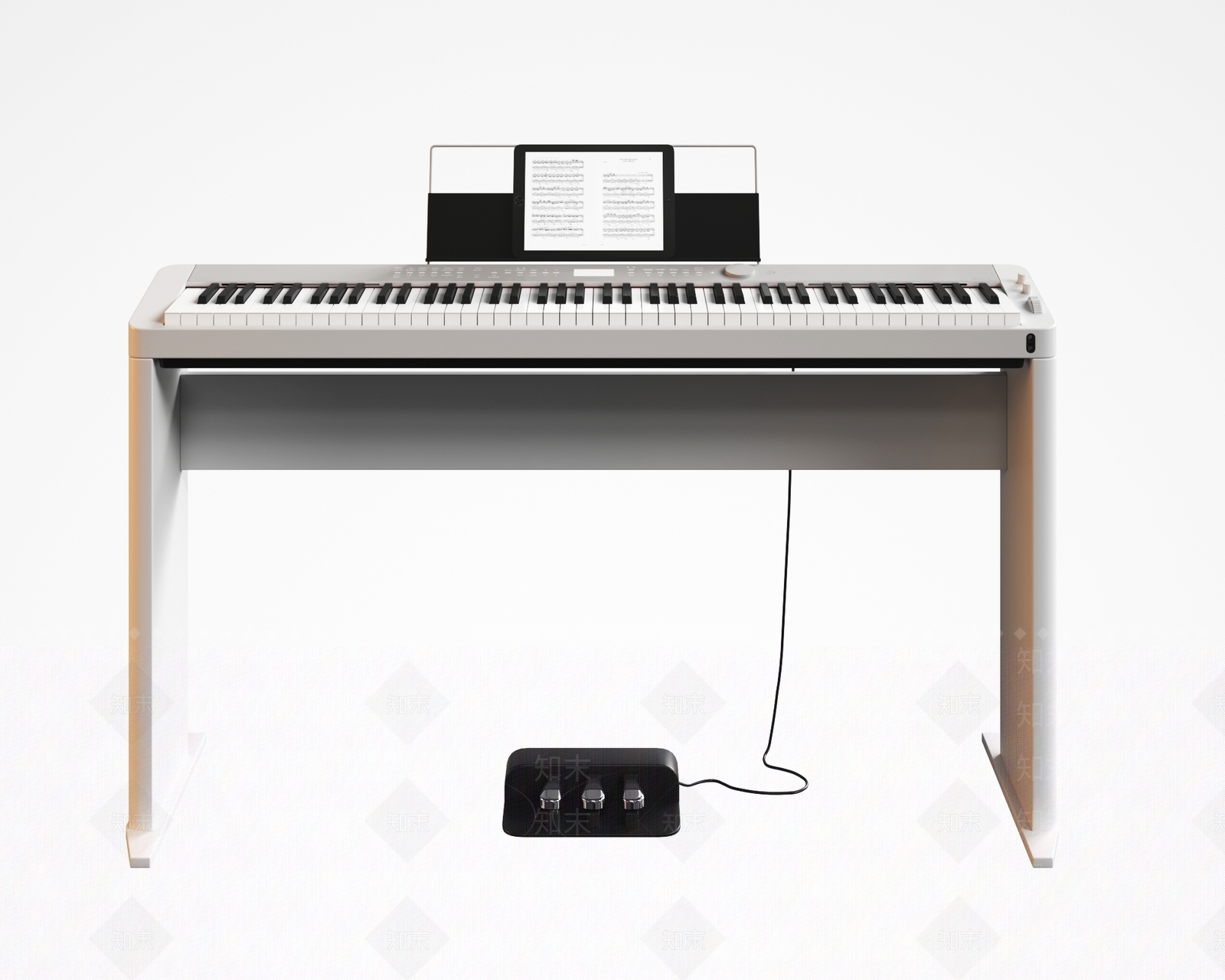 现代电子琴3D模型下载【ID:1133183859】