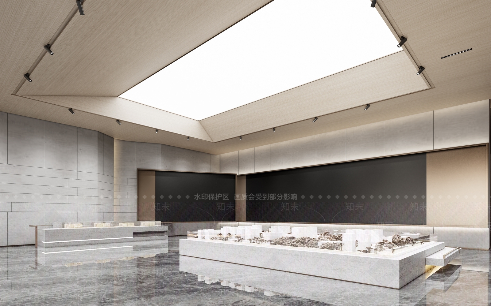 现代售楼处SU模型下载【ID:1133204126】