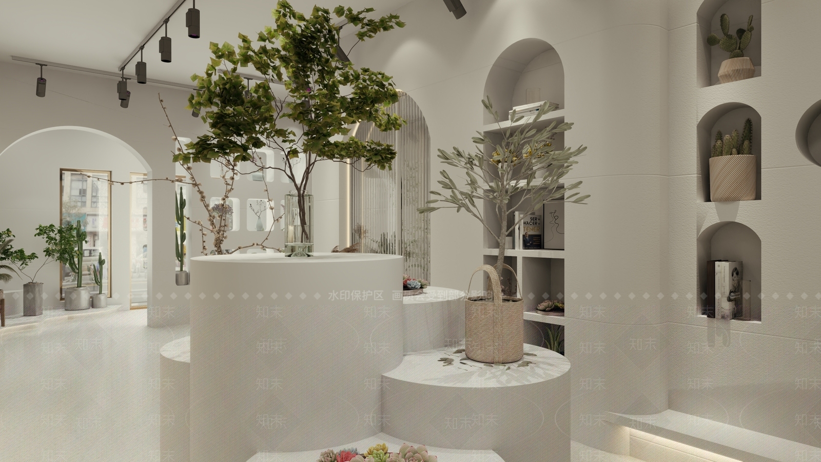 现代花店3D模型下载【ID:1133205448】