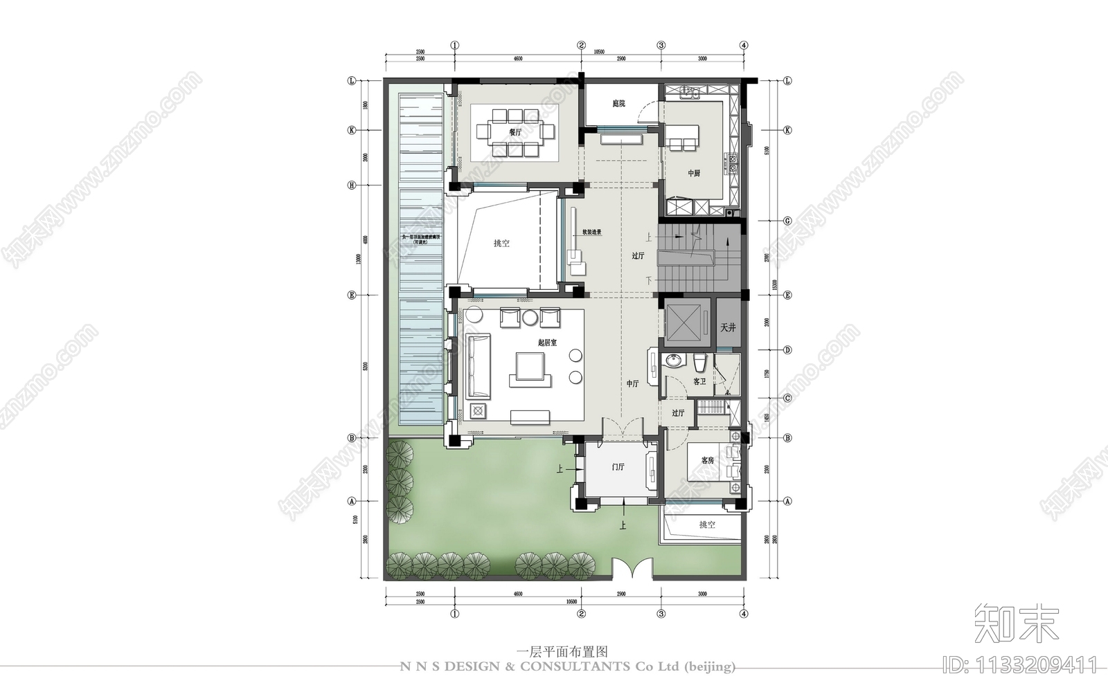 五层别墅施工图下载【ID:1133209411】