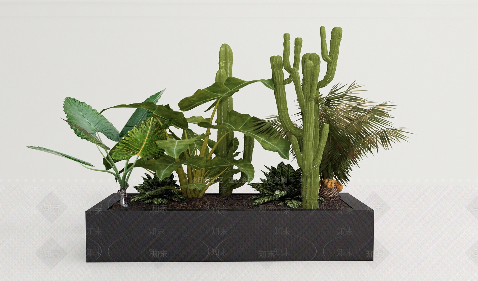 现代花池SU模型下载【ID:1133212433】