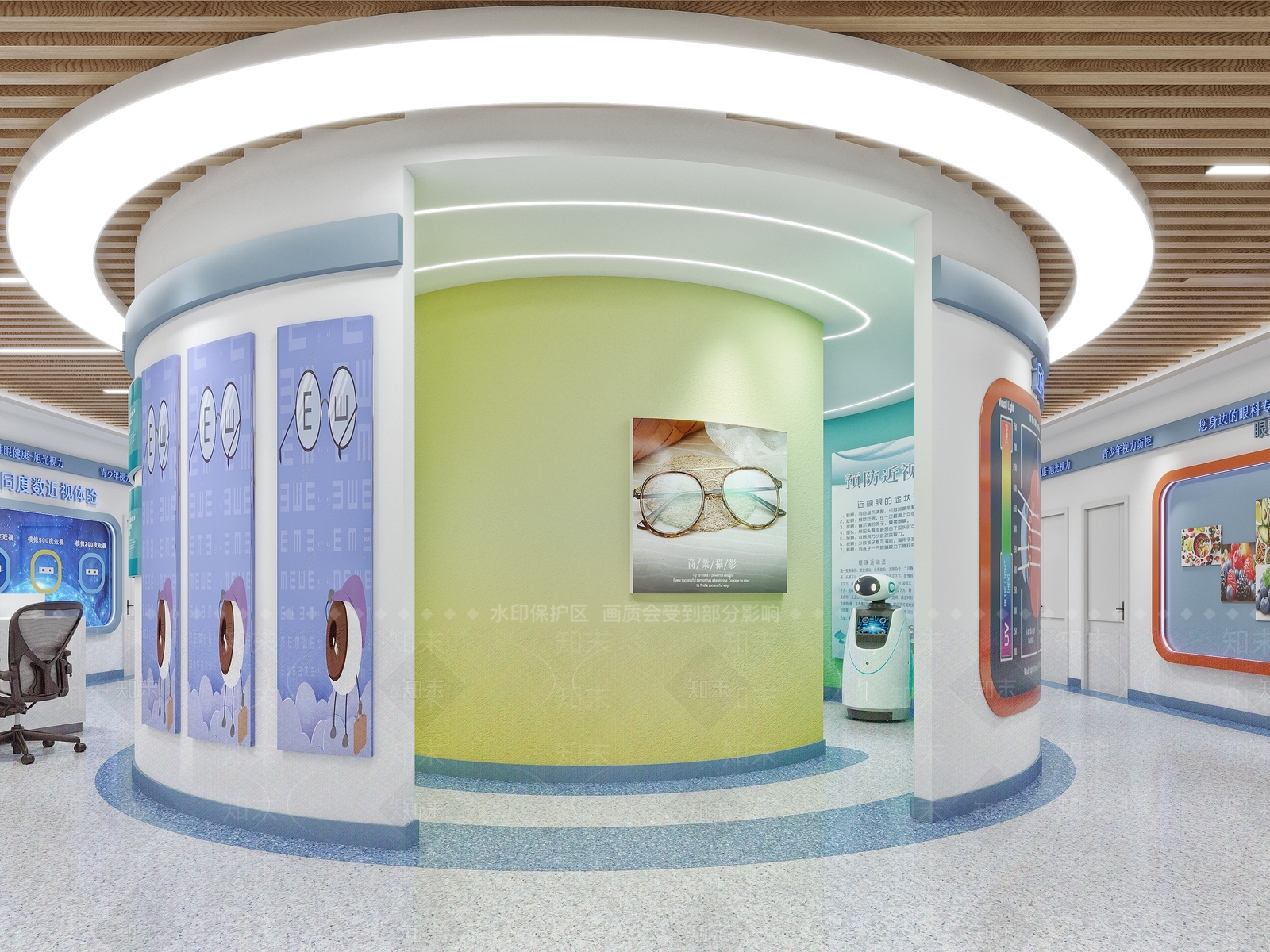 现代眼科医院3D模型下载【ID:1133242480】