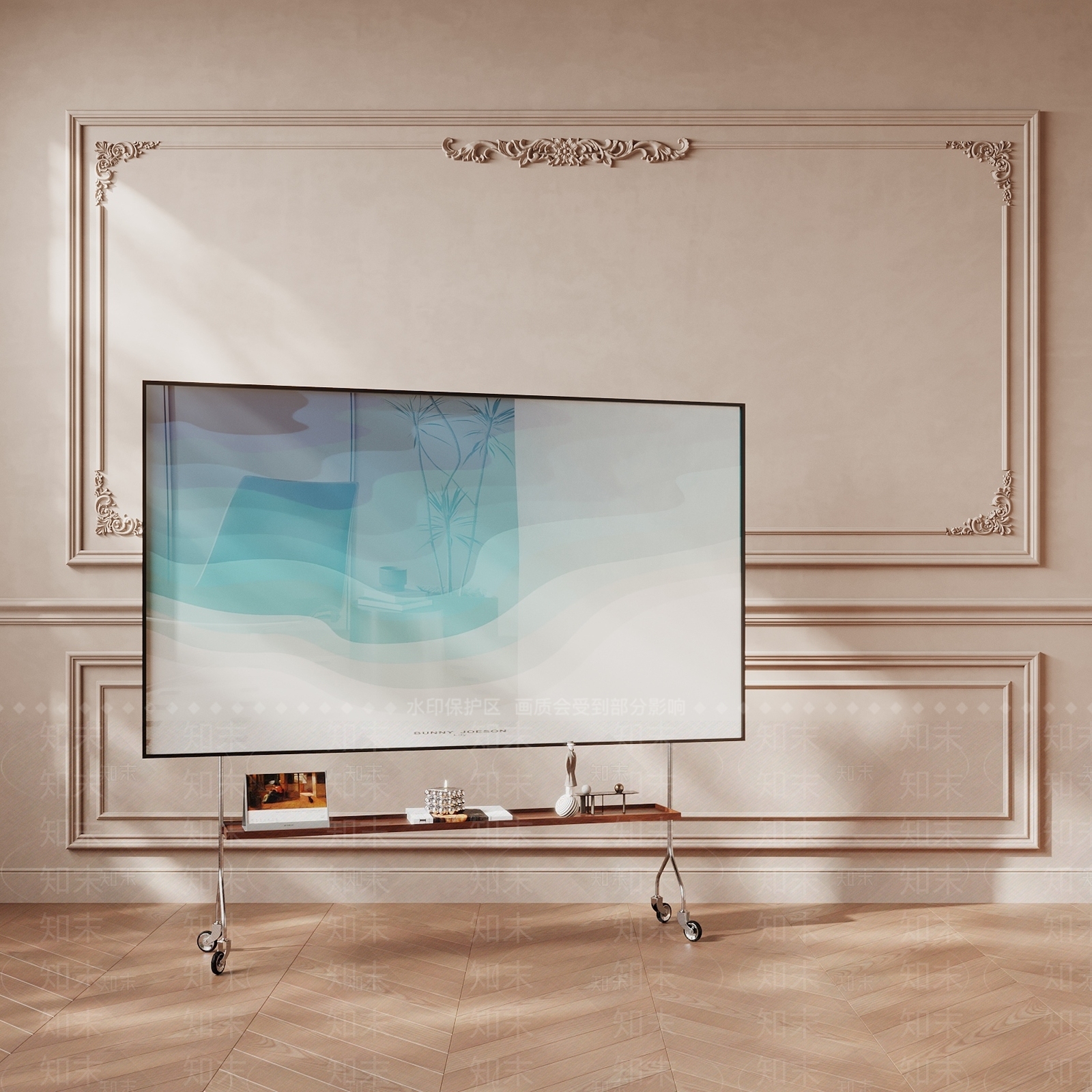 现代金属移动电视3D模型下载【ID:1133244880】