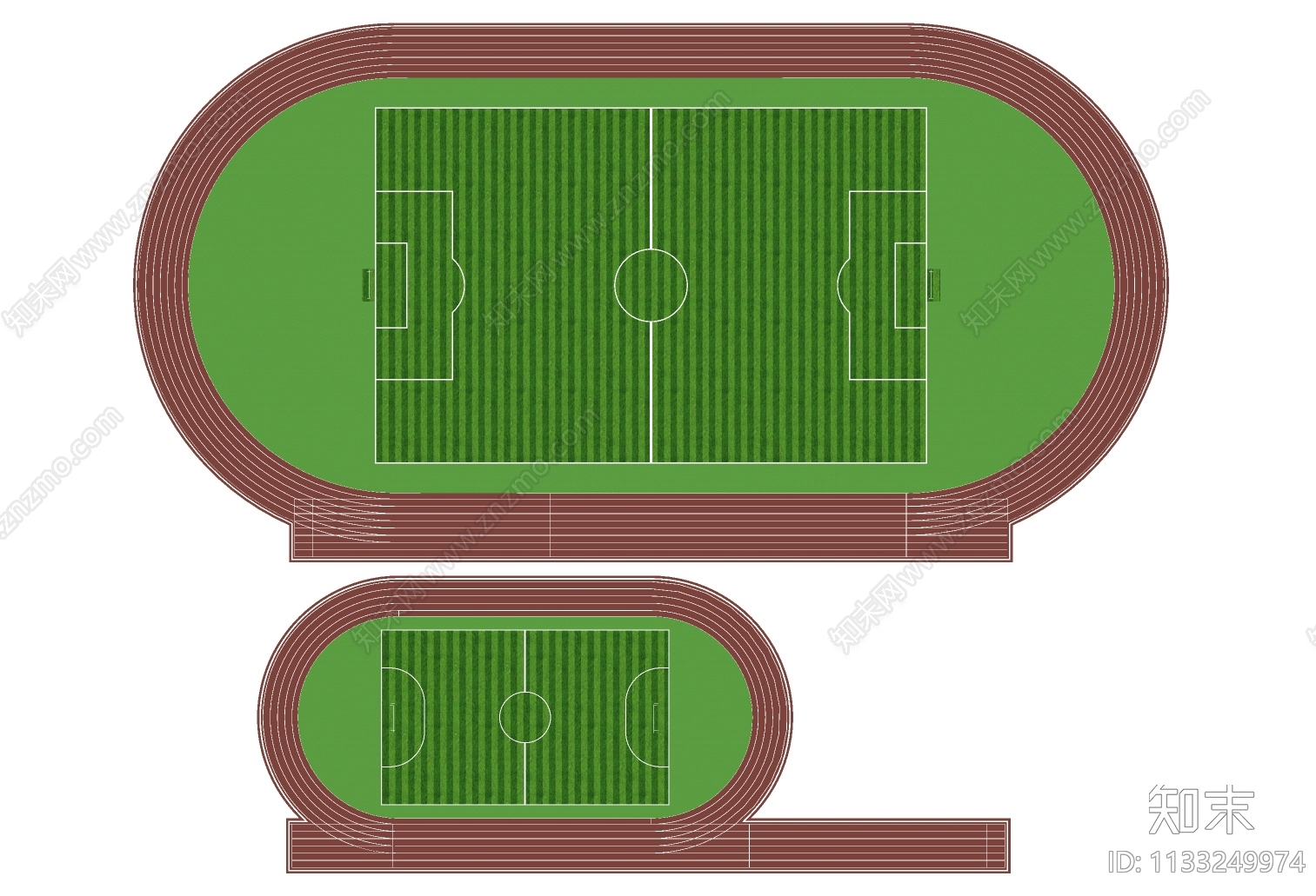 现代足球场SU模型下载【ID:1133249974】