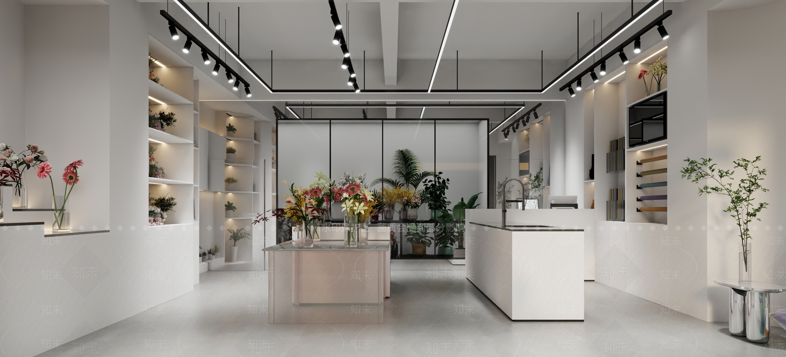 现代花店3D模型下载【ID:1133258969】