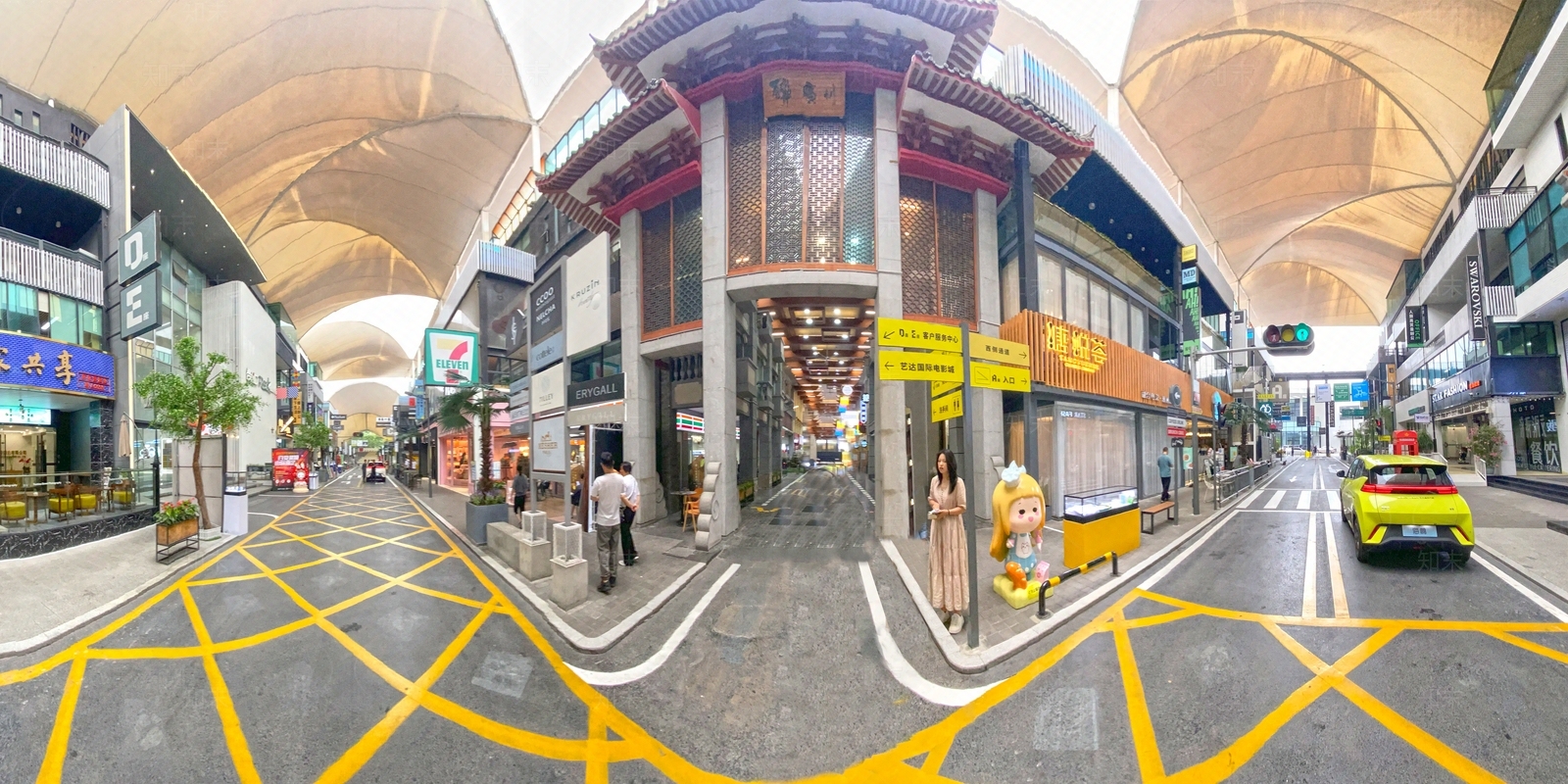 现代室内商场商业街全景HDR贴图下载【ID:1133266041】