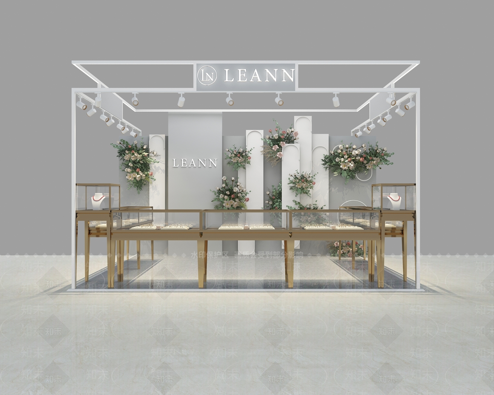 现代珠宝店3D模型下载【ID:1133274191】