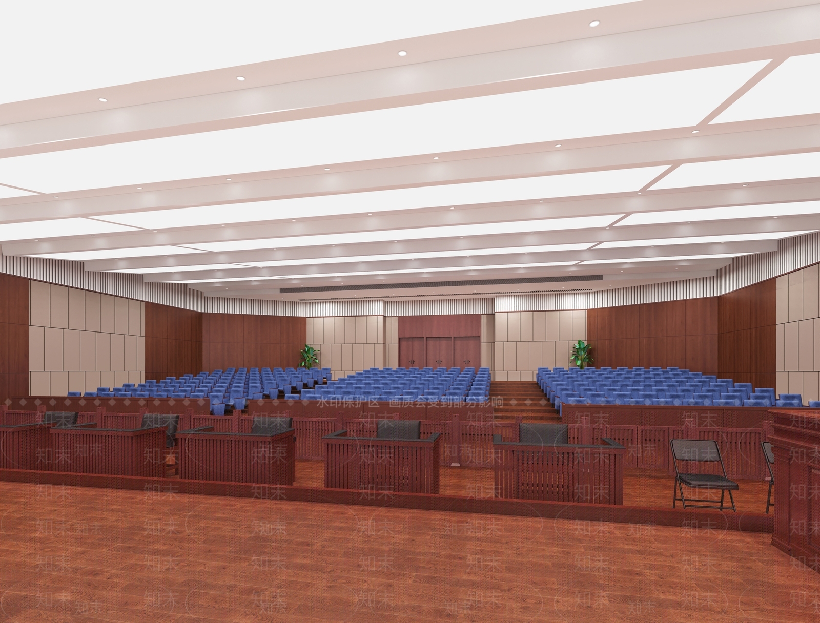 现代法院3D模型下载【ID:1133294257】