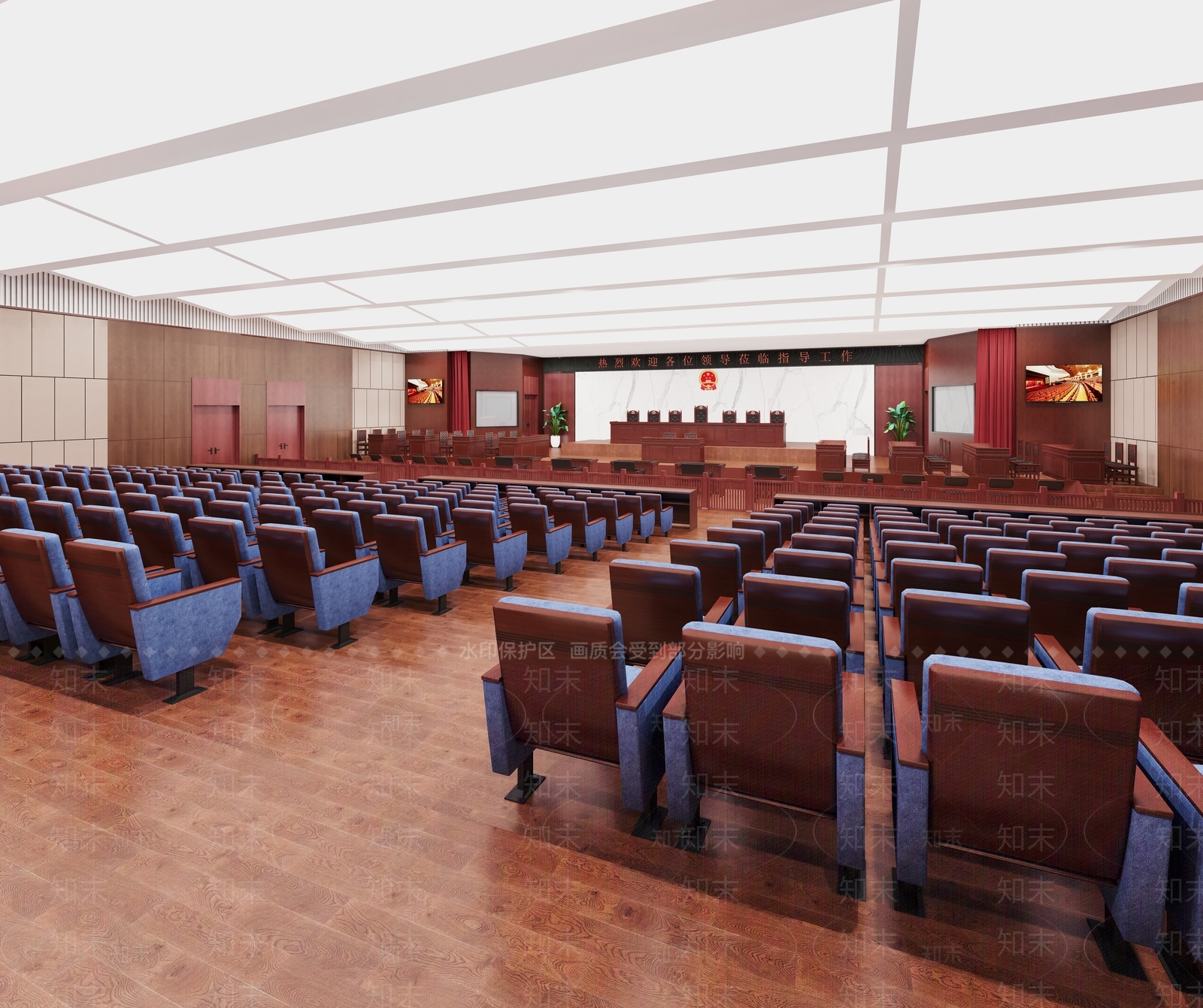 现代法院3D模型下载【ID:1133294257】