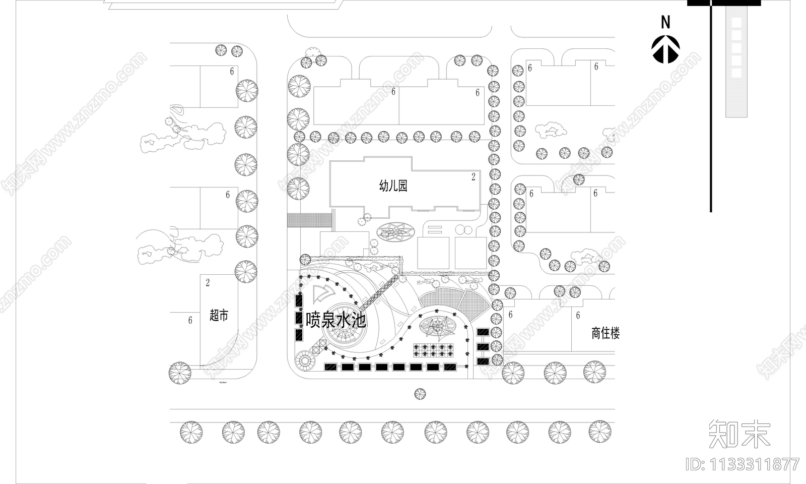 三百套学校中小学幼儿园建筑施工图下载【ID:1133311877】