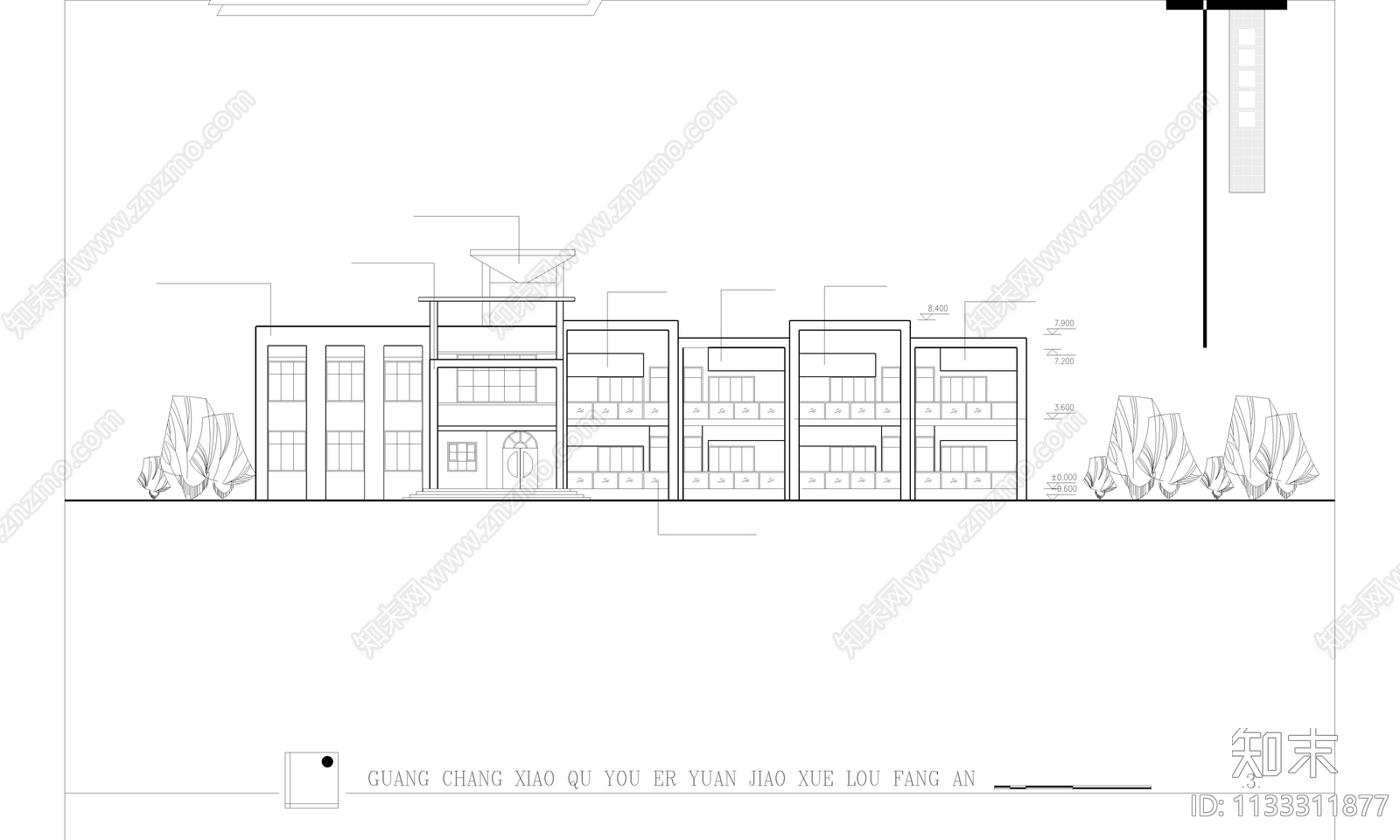 三百套学校中小学幼儿园建筑施工图下载【ID:1133311877】