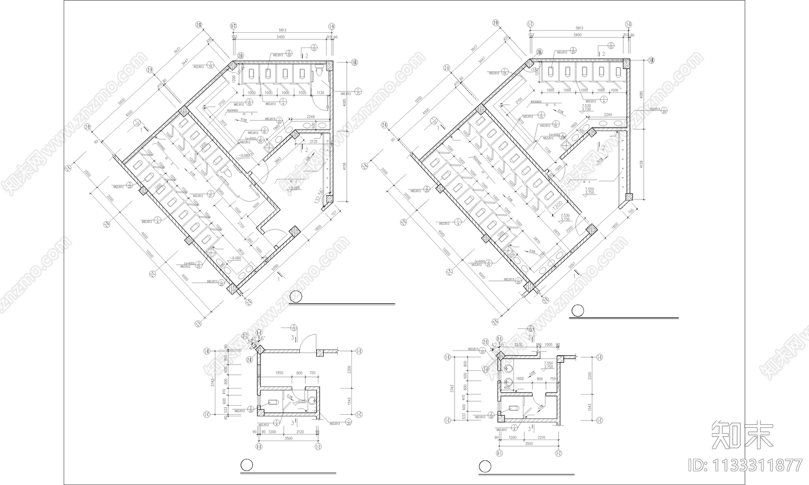 三百套学校中小学幼儿园建筑施工图下载【ID:1133311877】