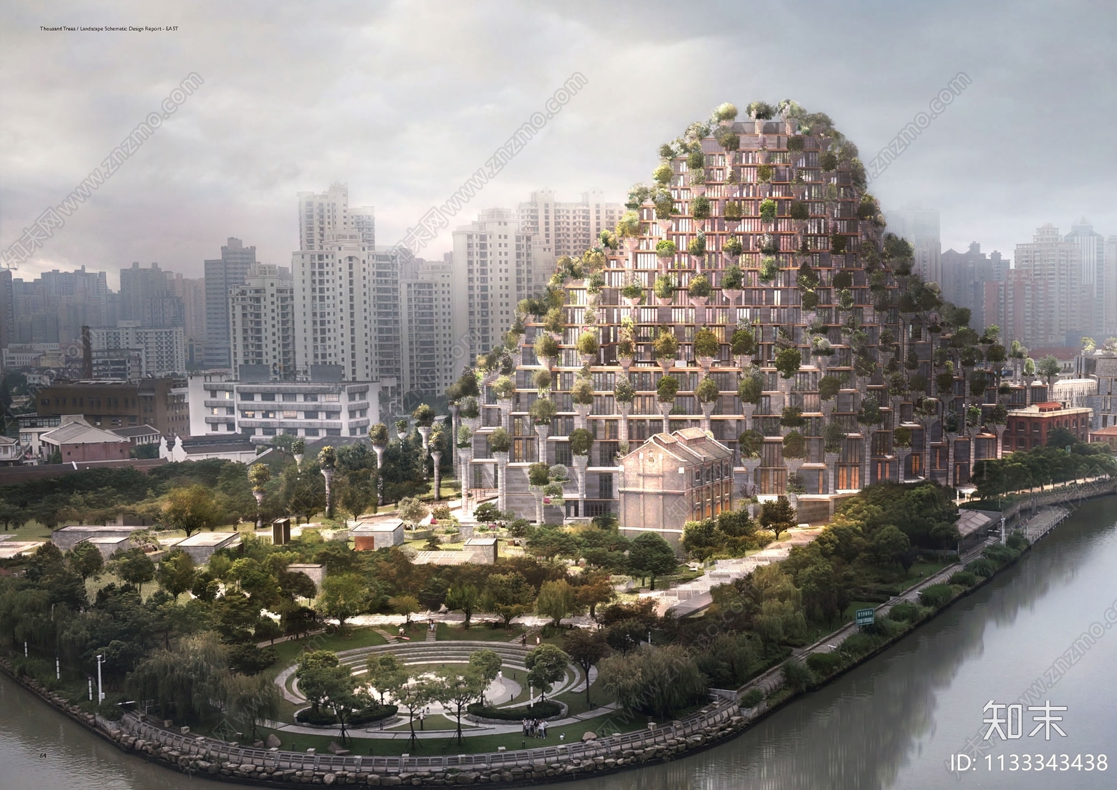 马粱上海千树项目东地块景观方案文本下载【ID:1133343438】_【知末方案文本库】