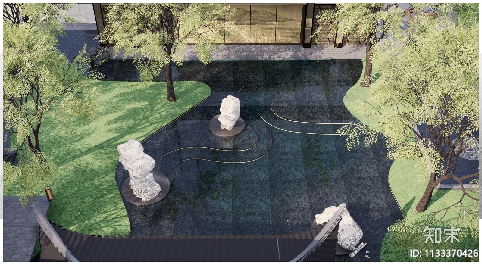 建发长沙洋湖079号展示区景观方案文本下载【ID:1133370426】_【知末方案文本库】