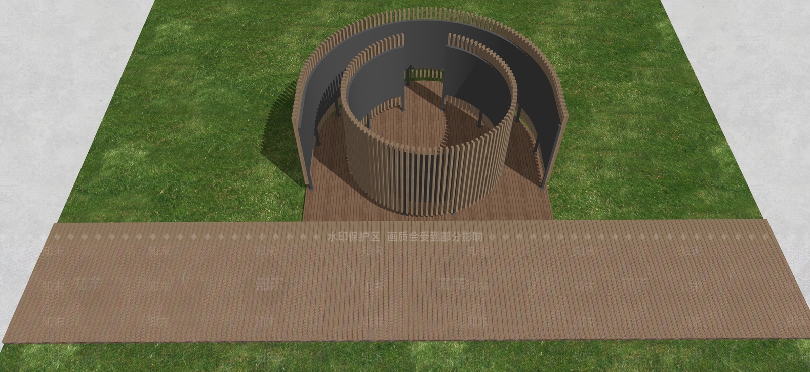 现代户外更衣间SU模型下载【ID:1133404586】