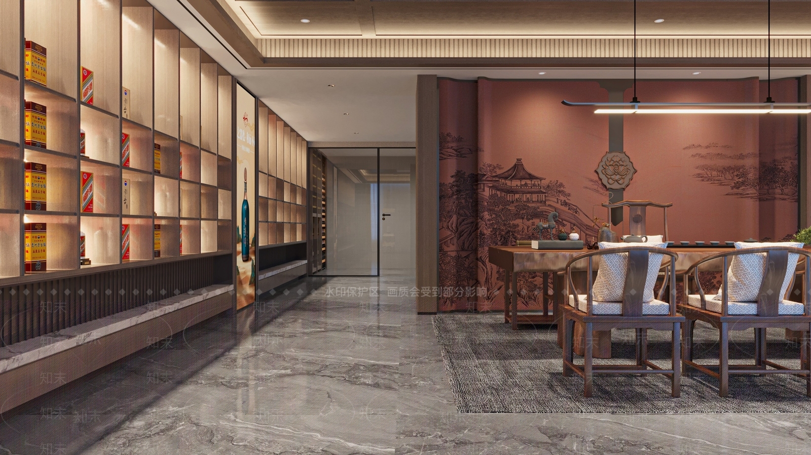 现代烟酒专卖店SU模型下载【ID:1133425815】