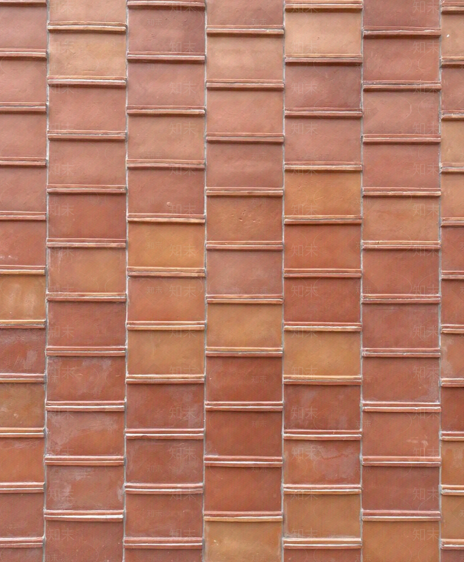 红棕色艺术立体砖贴图下载【ID:1133427141】