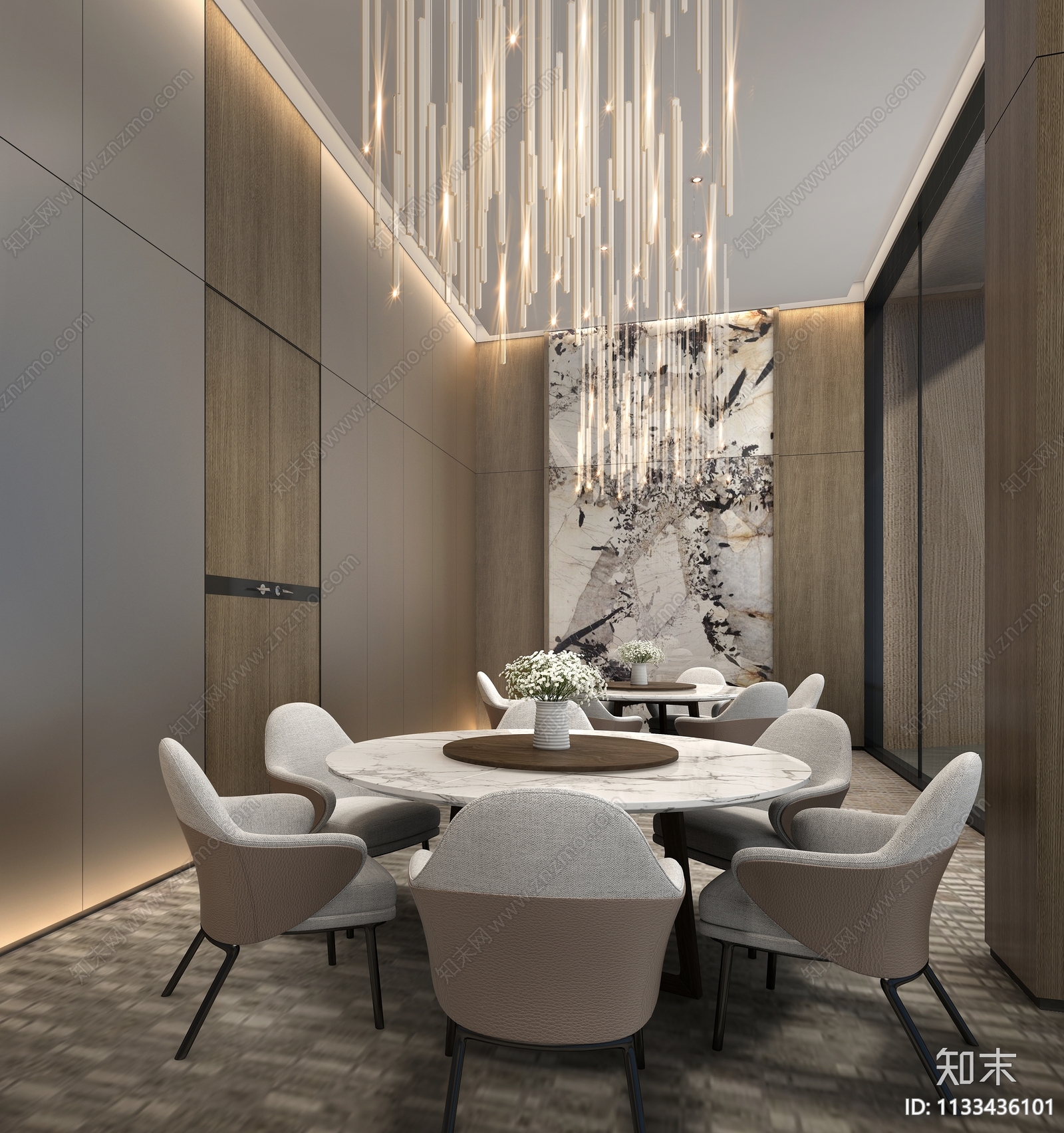 售楼处cad施工图下载【ID:1133436101】