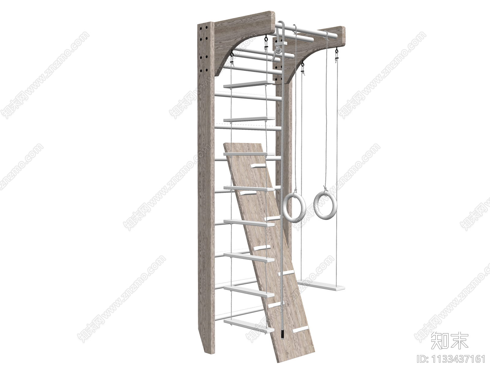 儿童攀爬架SU模型下载【ID:1133437161】