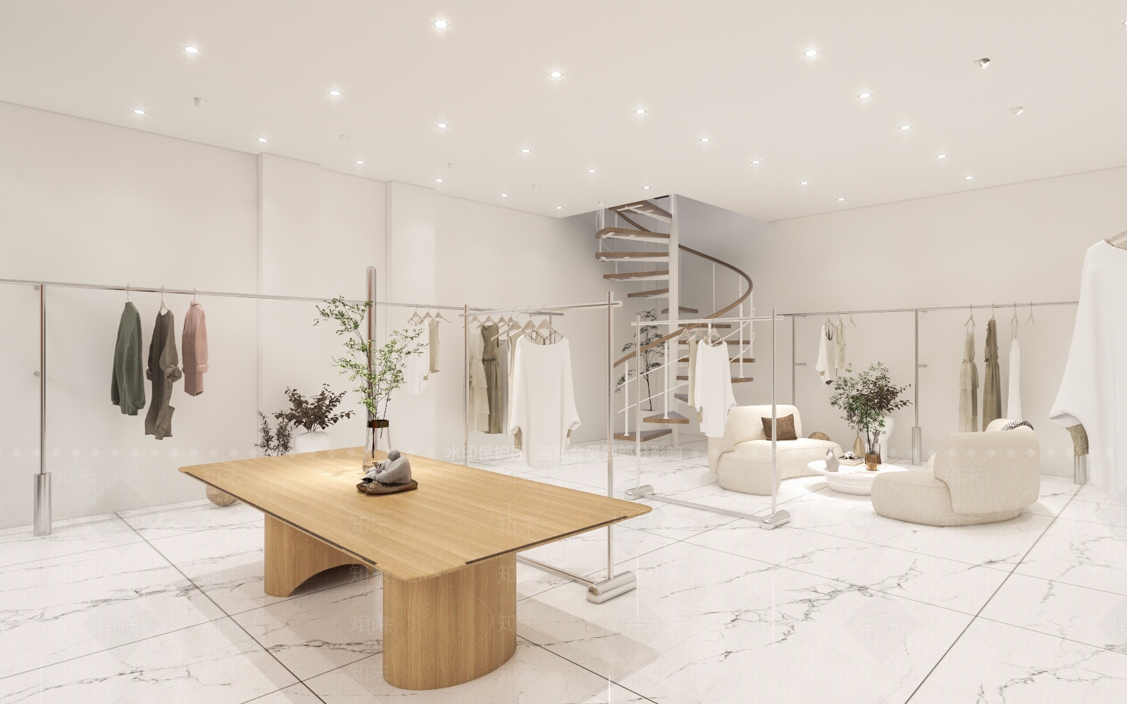 现代女装店3D模型下载【ID:1133441747】