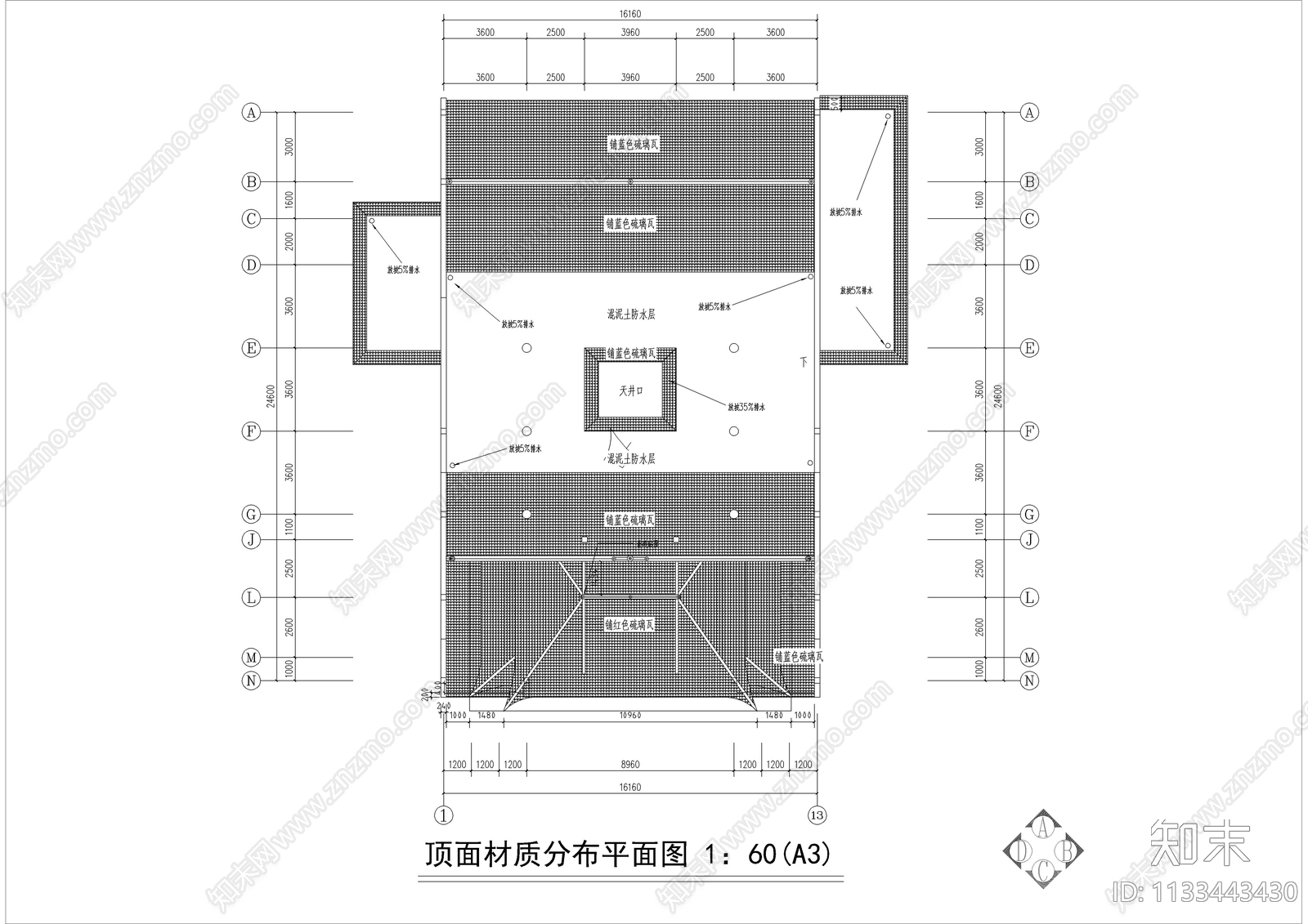 林氏宗祠建筑装修设计图施工图下载【ID:1133443430】