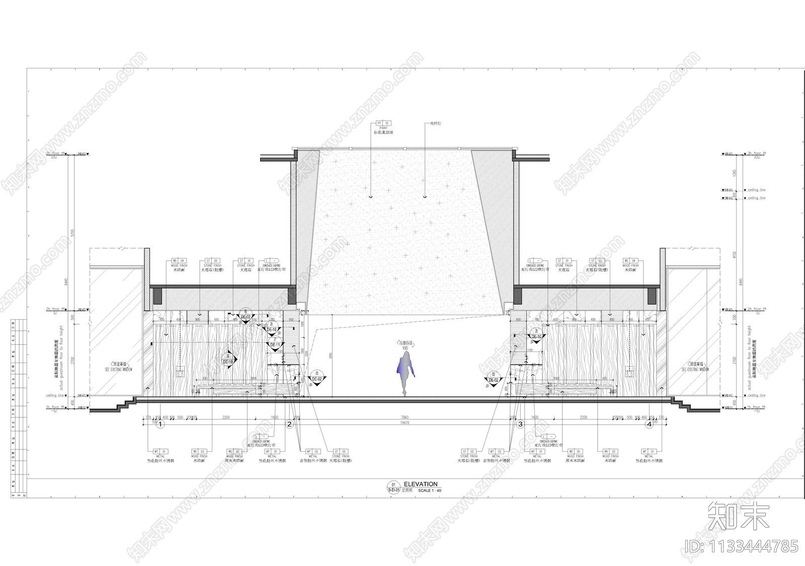 售楼处效果图cad施工图下载【ID:1133444785】