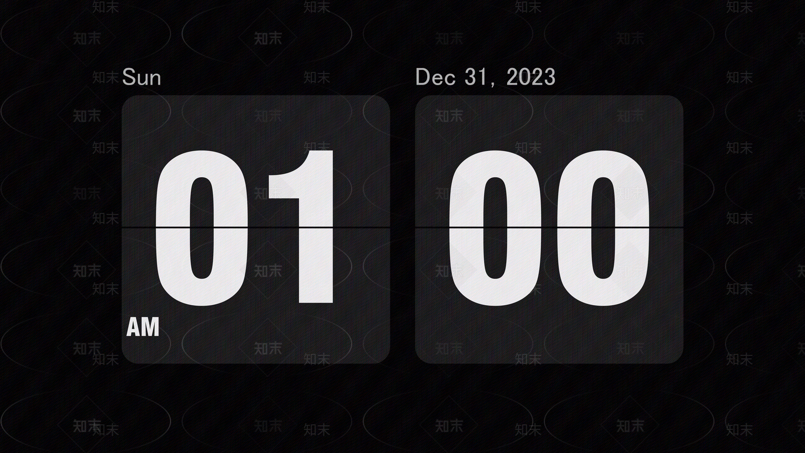 数字翻页时钟贴图下载【ID:1133454323】