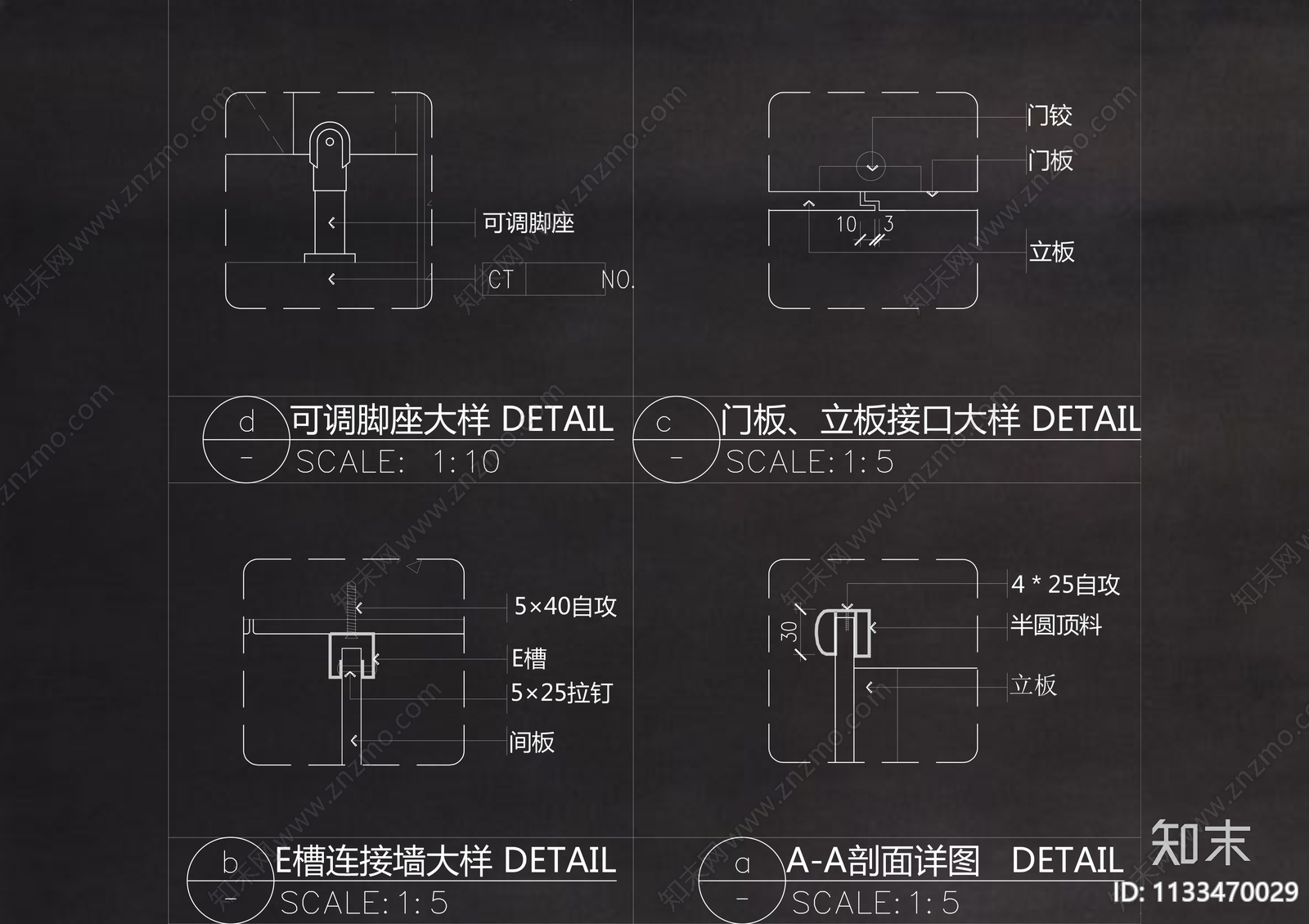 80个卫生间CAD节点详图施工图下载【ID:1133470029】