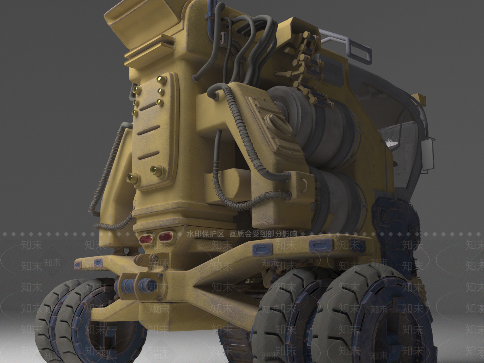 机甲车3D模型下载【ID:1133479578】