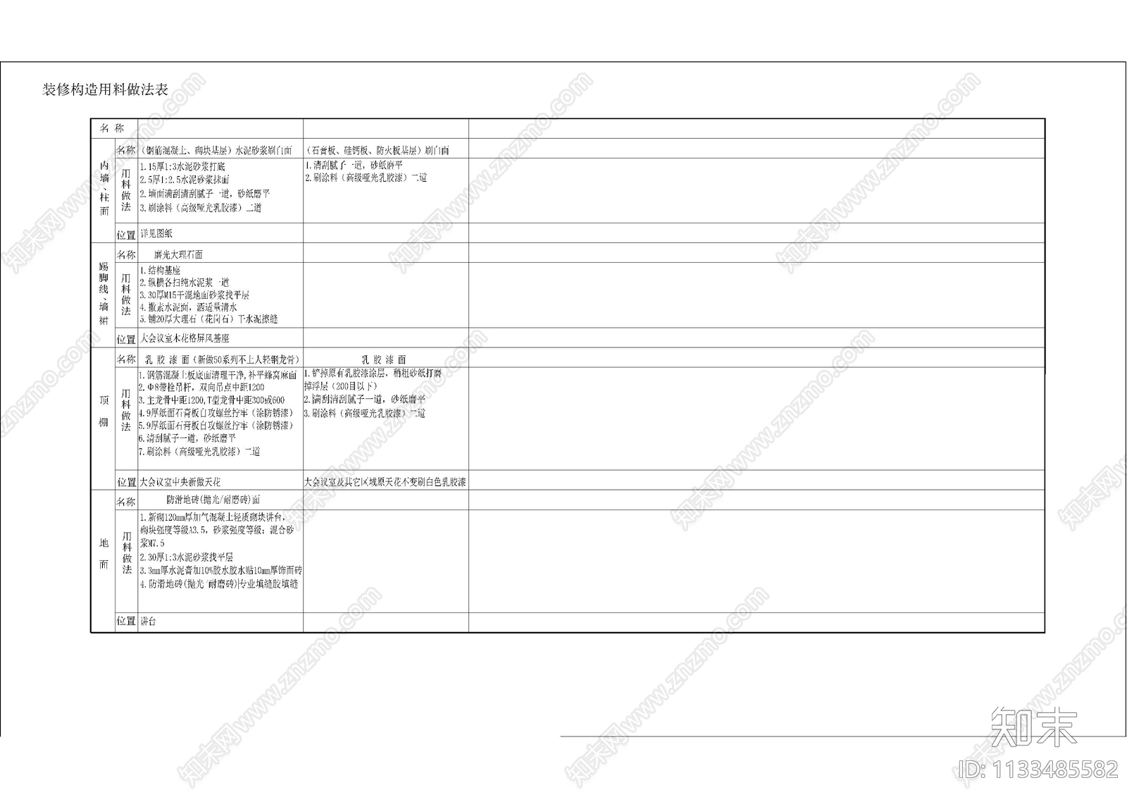 改造项目目录及设计说明cad施工图下载【ID:1133485582】