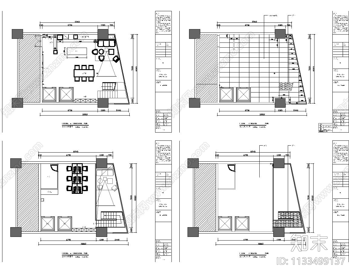 电梯售卖展厅效果图cad施工图下载【ID:1133499137】