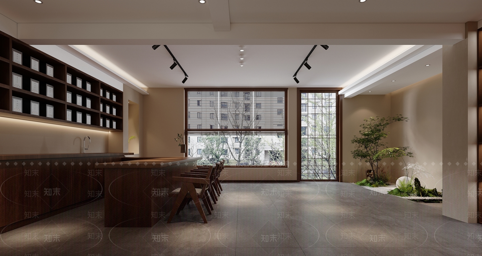 新中式茶馆3D模型下载【ID:1133528903】
