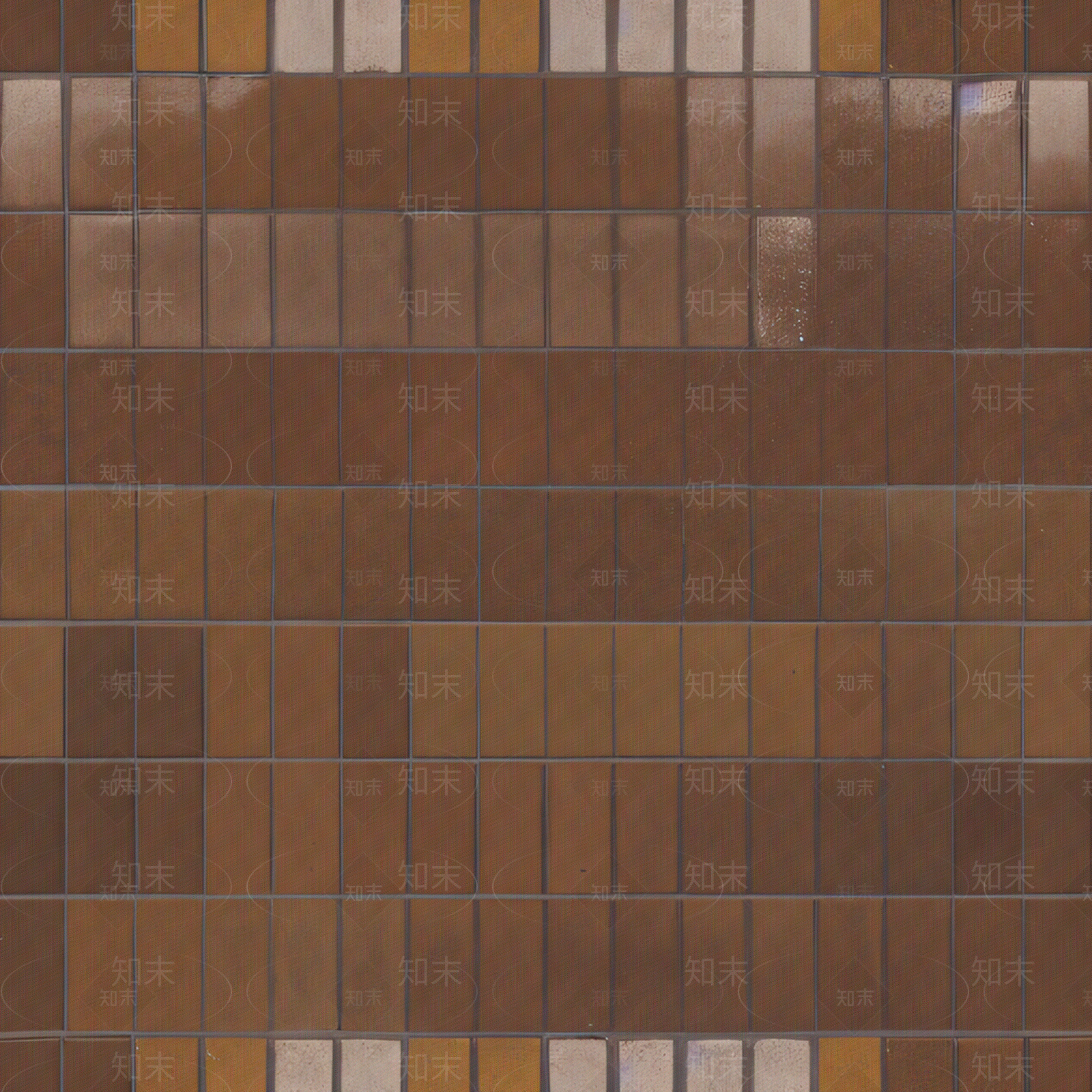 橙色做旧格子砖贴图下载【ID:1133541906】