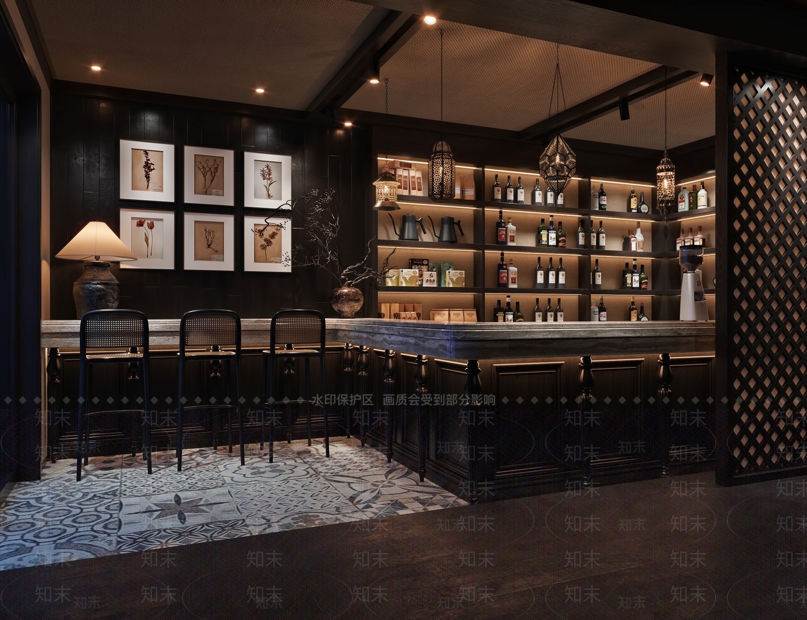 东南亚酒吧3D模型下载【ID:1133543280】