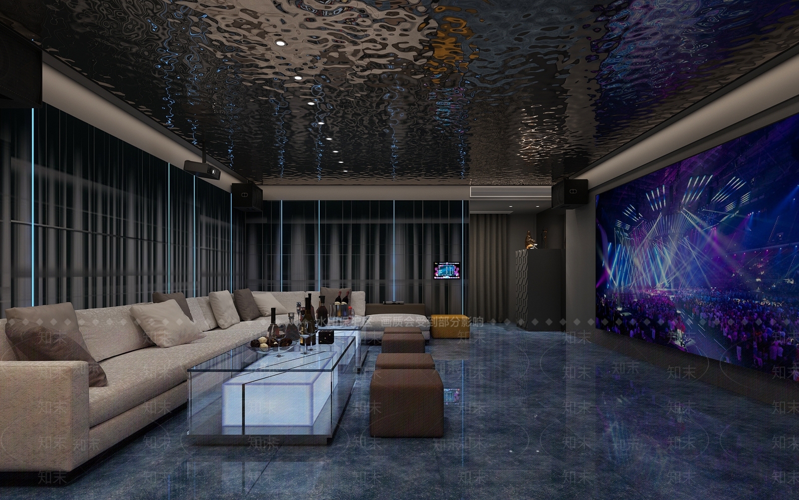 现代KTV包厢3D模型下载【ID:1133561121】