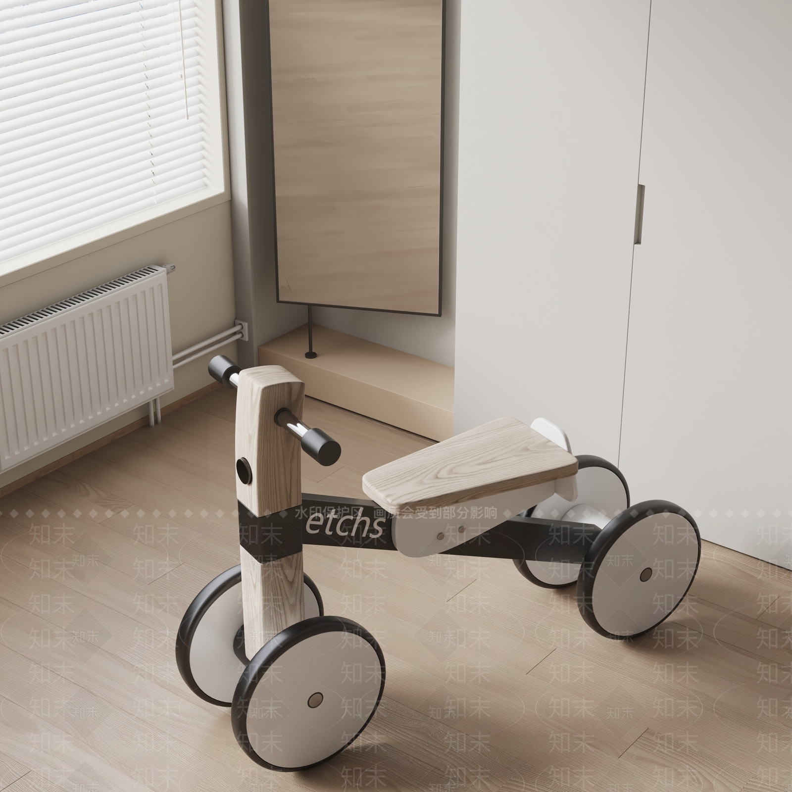 儿童车3D模型下载【ID:1133561163】