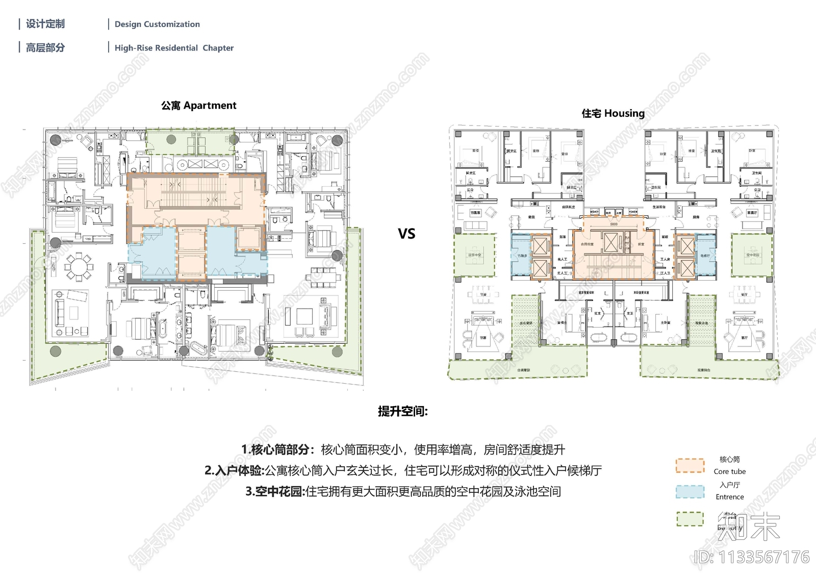 滨江住宅区建筑cad施工图下载【ID:1133567176】